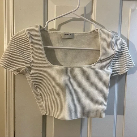 Babaton Sculpt Knit Squareneck Top - Picture 2 of 4